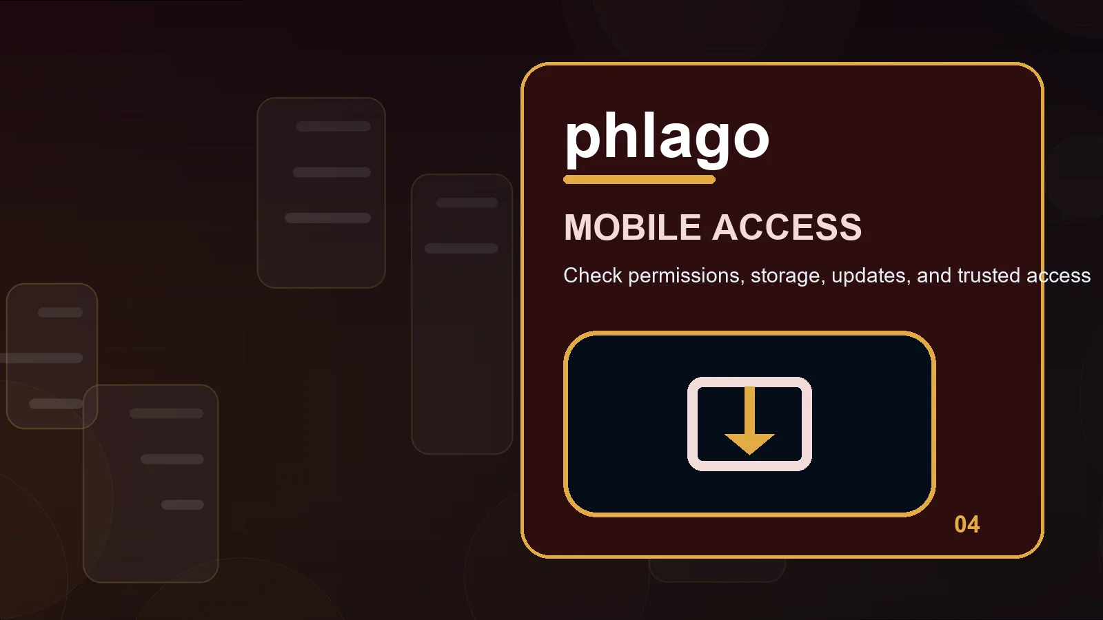 phlago download illustration for updates in the low-bandwidth mobile desk