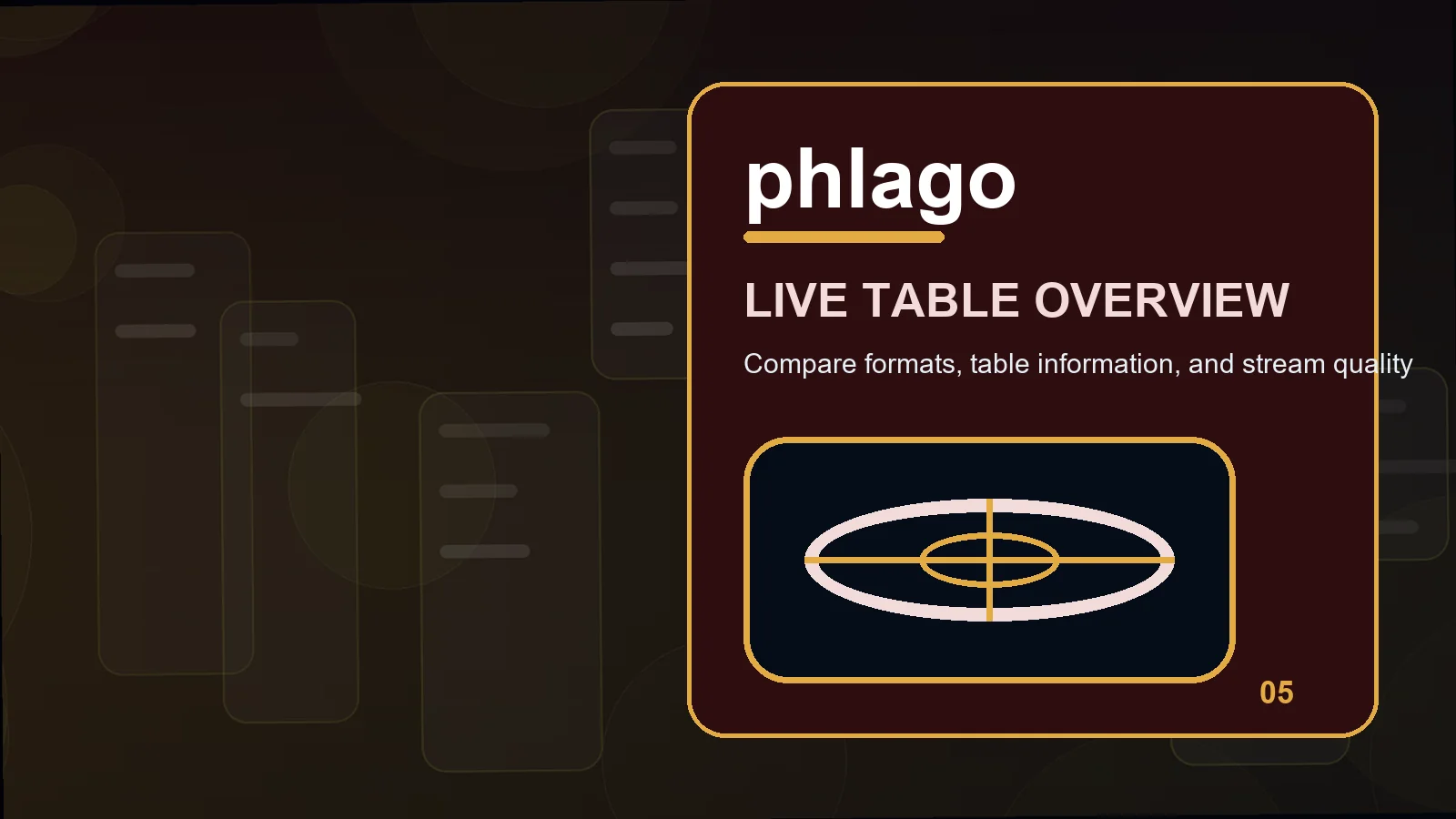 phlago live casino illustration for a practical check for table format
