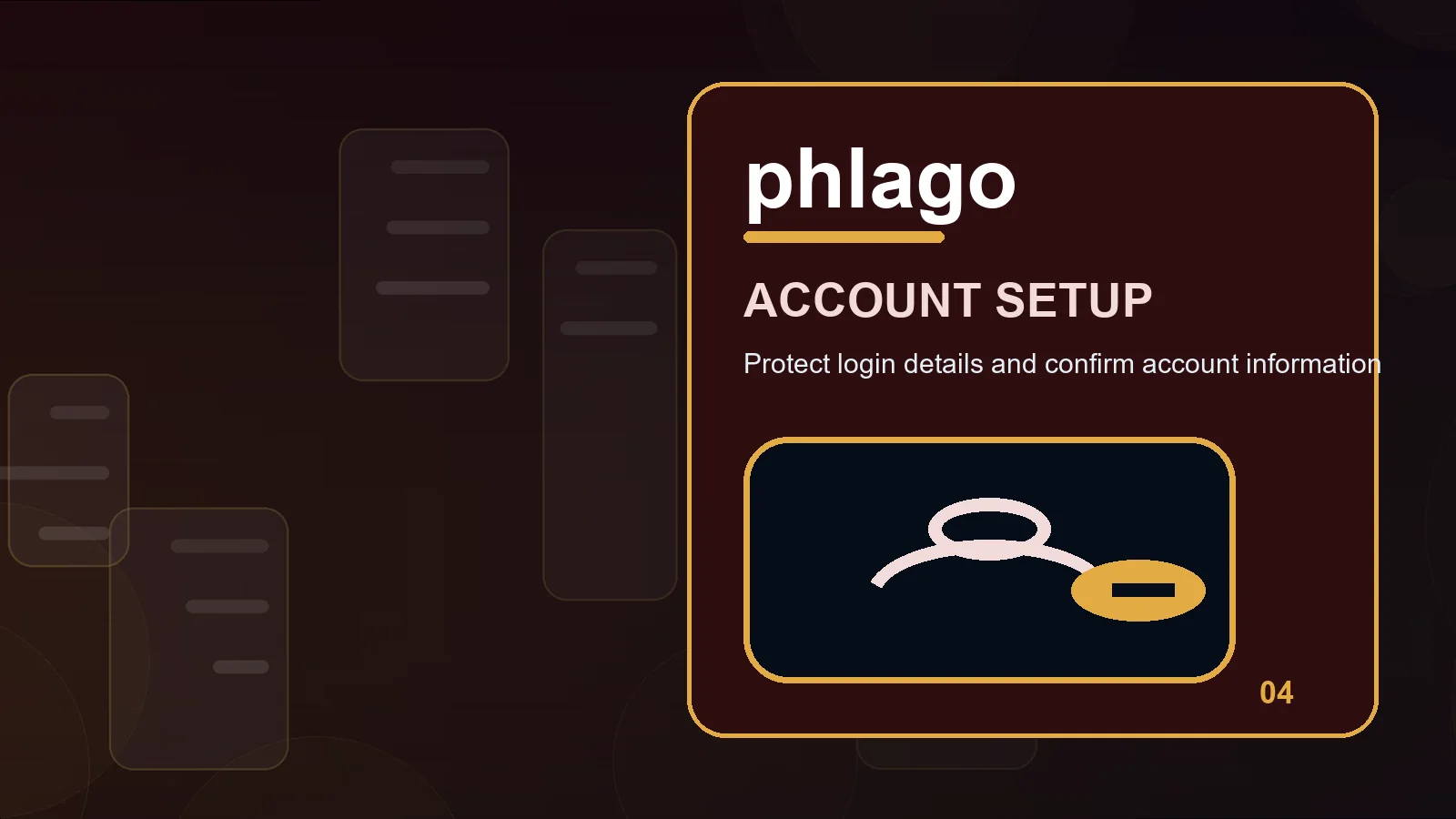 phlago register illustration for account recovery in the low-bandwidth mobile desk