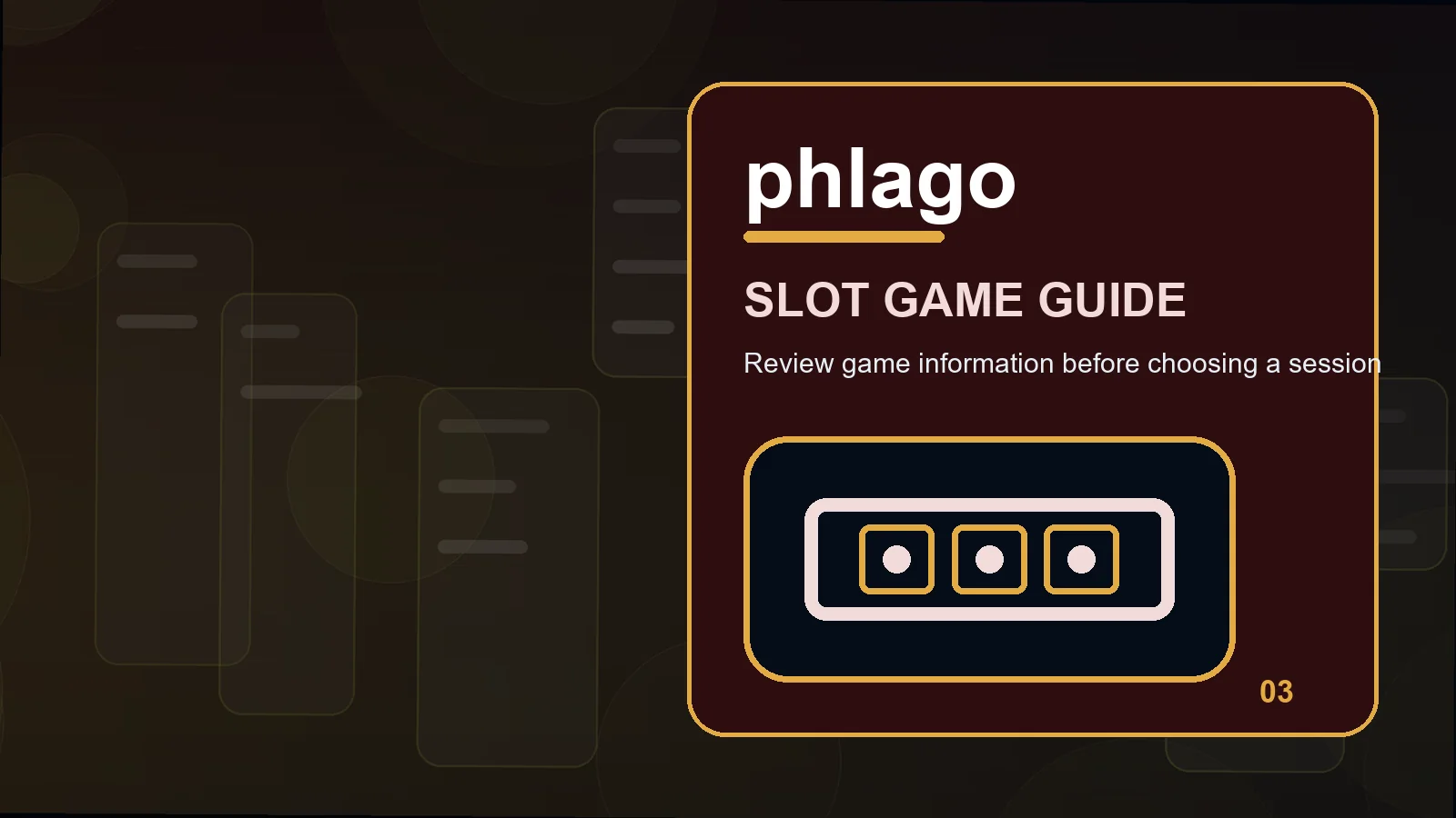 phlago slots illustration for how to review paytable before the next step